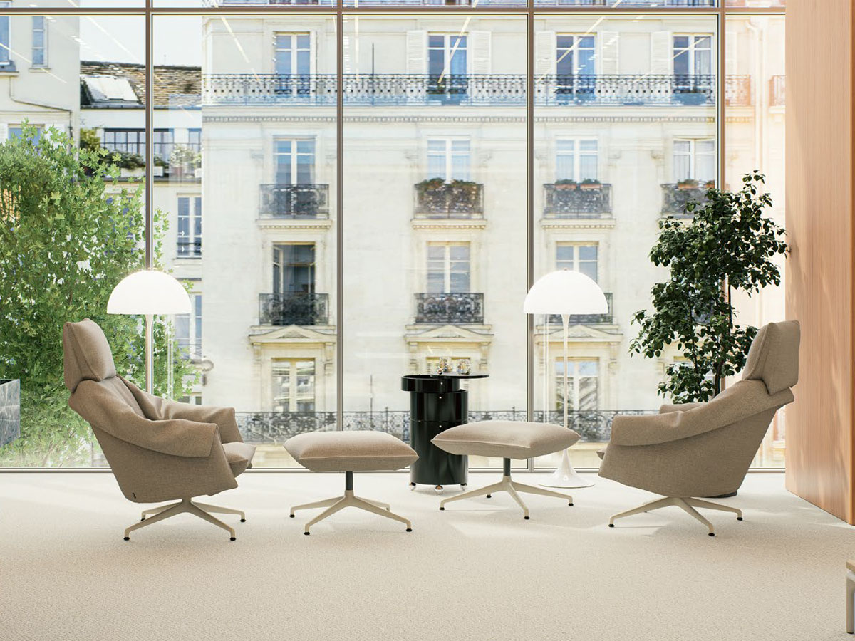 Vitra Bascule Highback Armchair 4 Star Base
