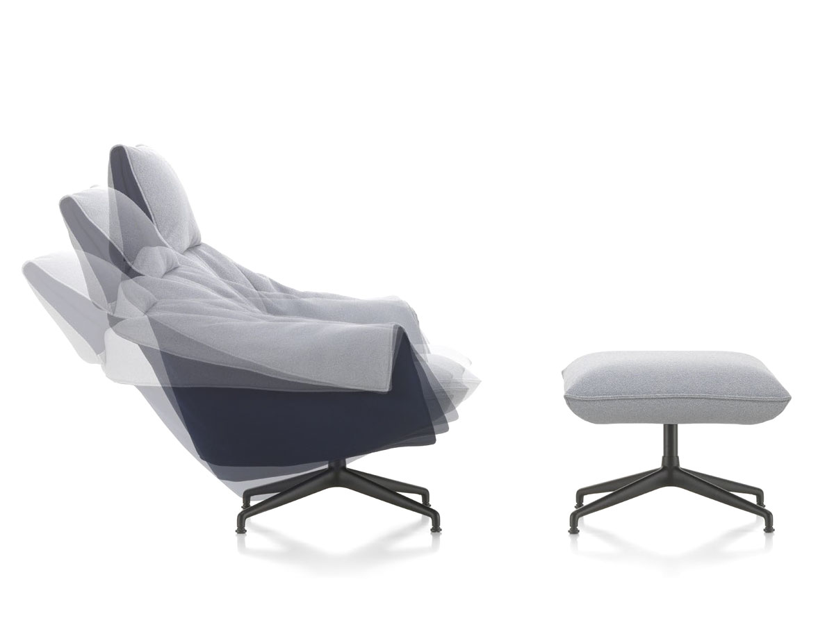 Vitra Bascule Highback Armchair 4 Star Base