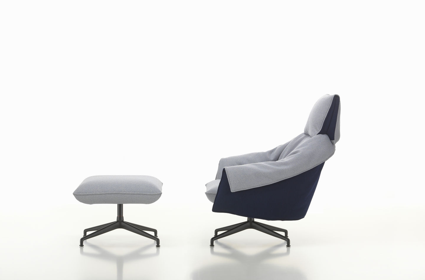 Vitra Bascule Highback Armchair 4 Star Base