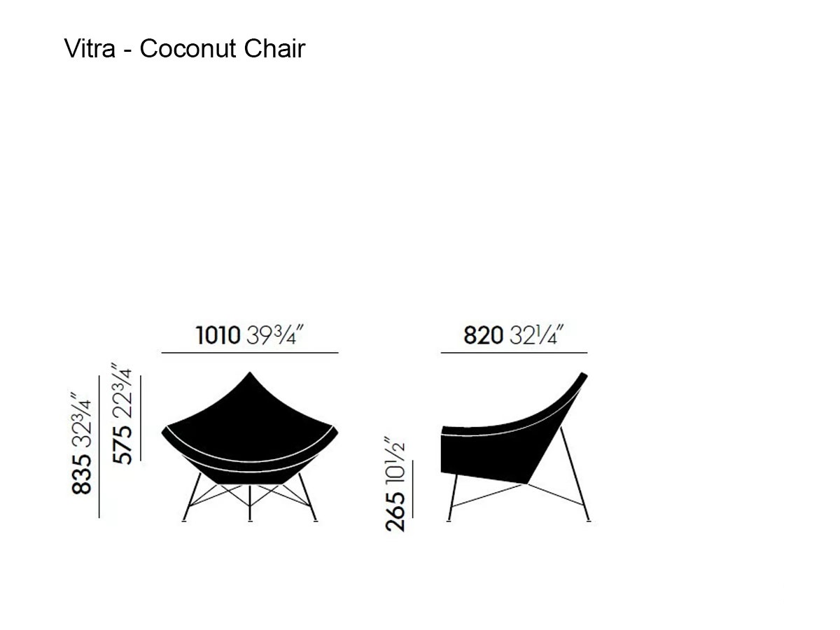 Vitra Coconut Chair Armchair