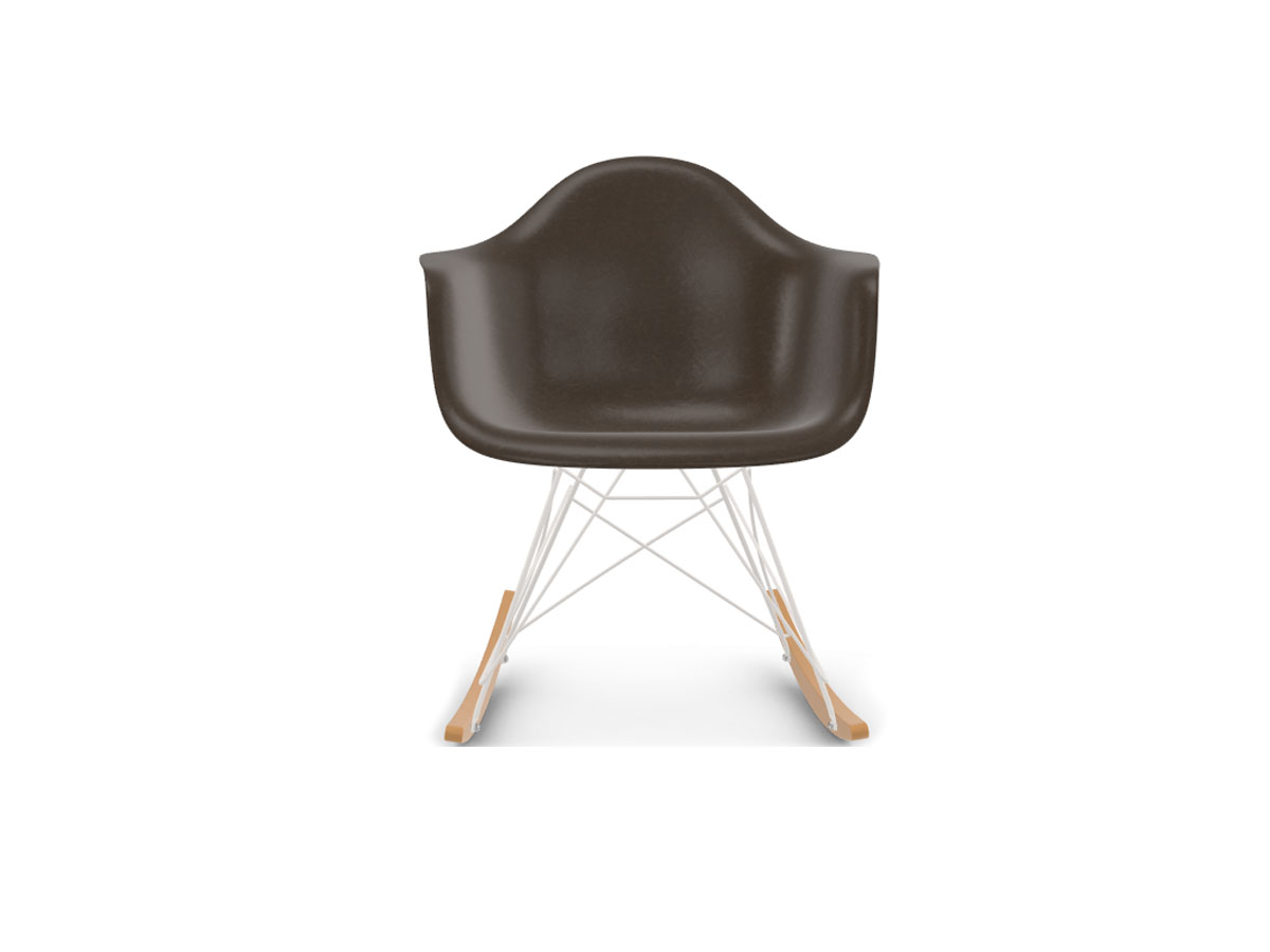 Vitra Eames Fiberglass Rocking Armchair Rar White Base