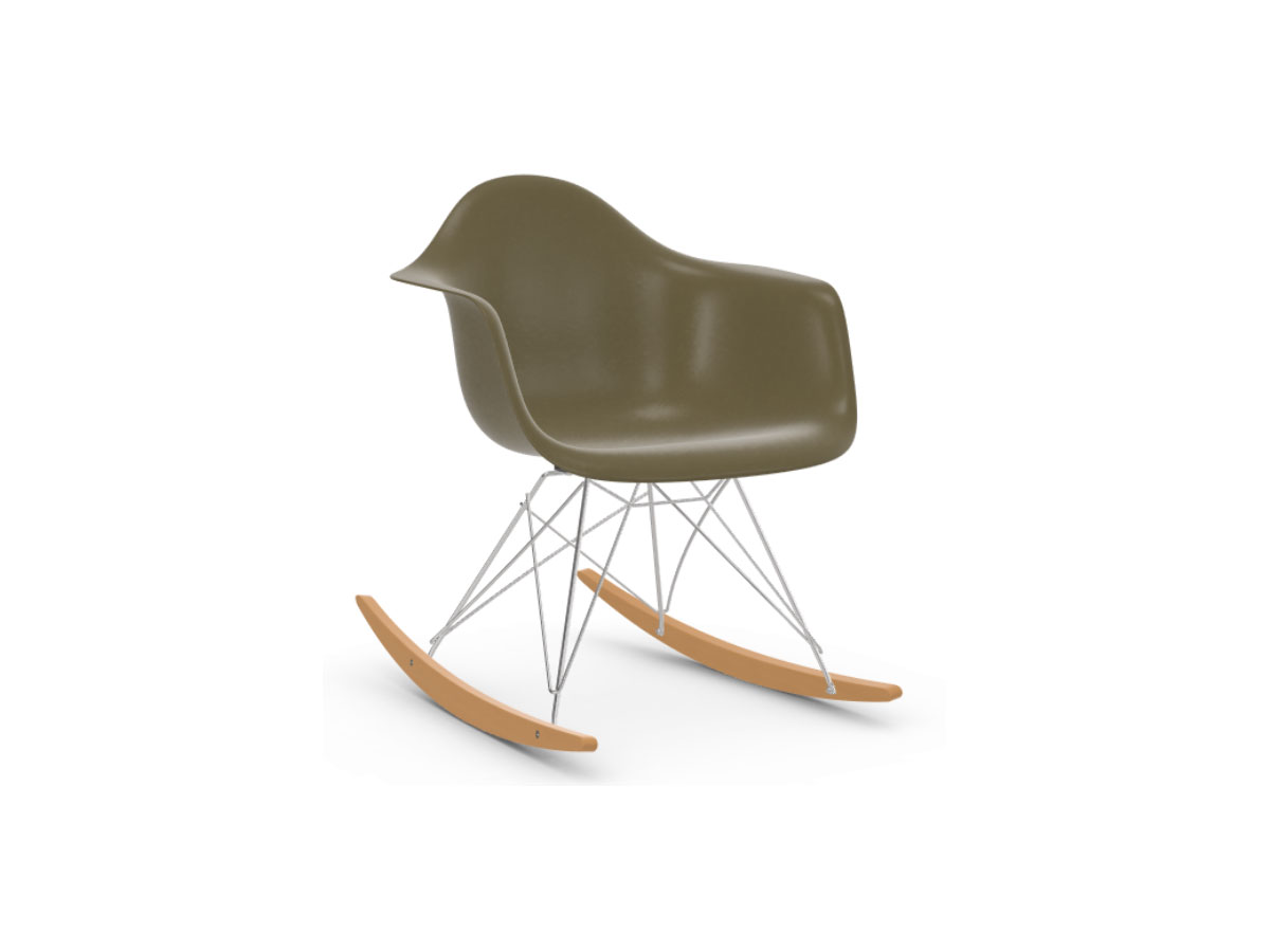 Vitra Eames Fiberglass Rocking Armchair Rar Chrome Base