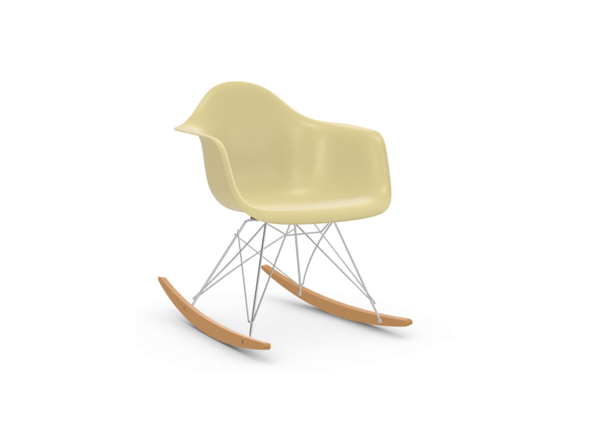 Vitra Eames Fiberglass Rocking Armchair Rar Chrome Base