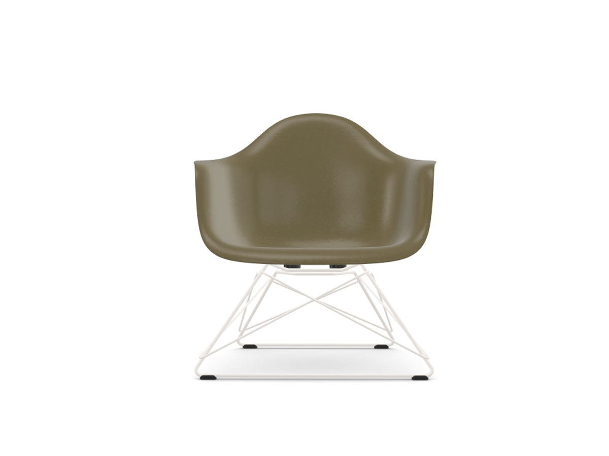 Vitra Eames Fiberglass Armchair Lar White Base