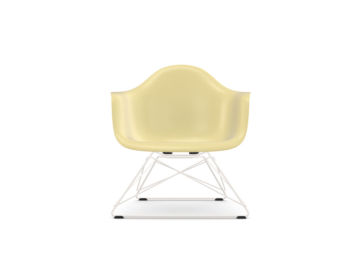 Vitra Eames Fiberglass Armchair Lar White Base