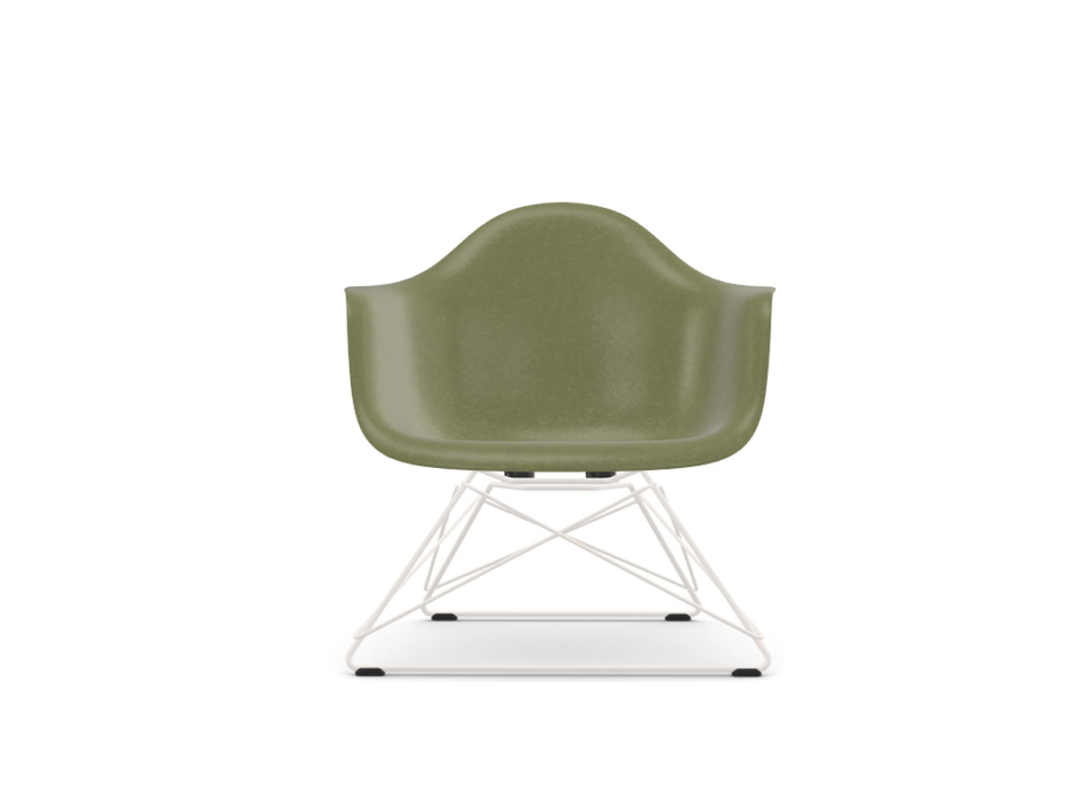 Vitra Eames Fiberglass Armchair Lar White Base