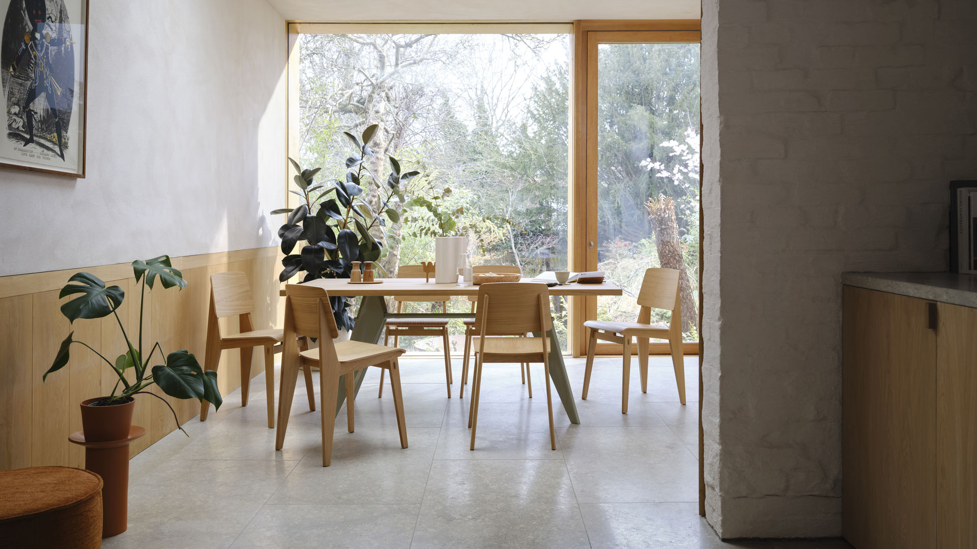 Vitra Em Table Wood Top 260