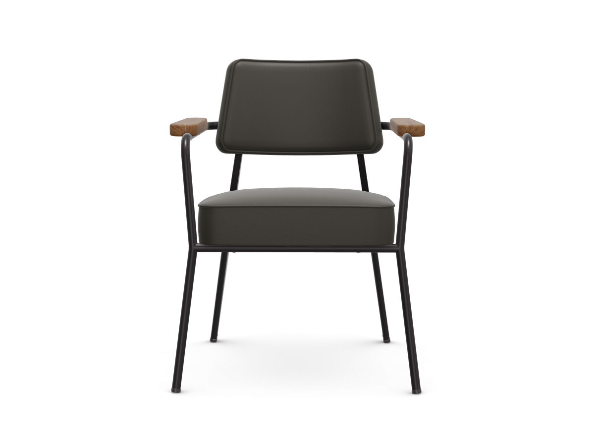 Vitra Fauteuil Direction Armchair L40 Umbra Grey 61 Black Base