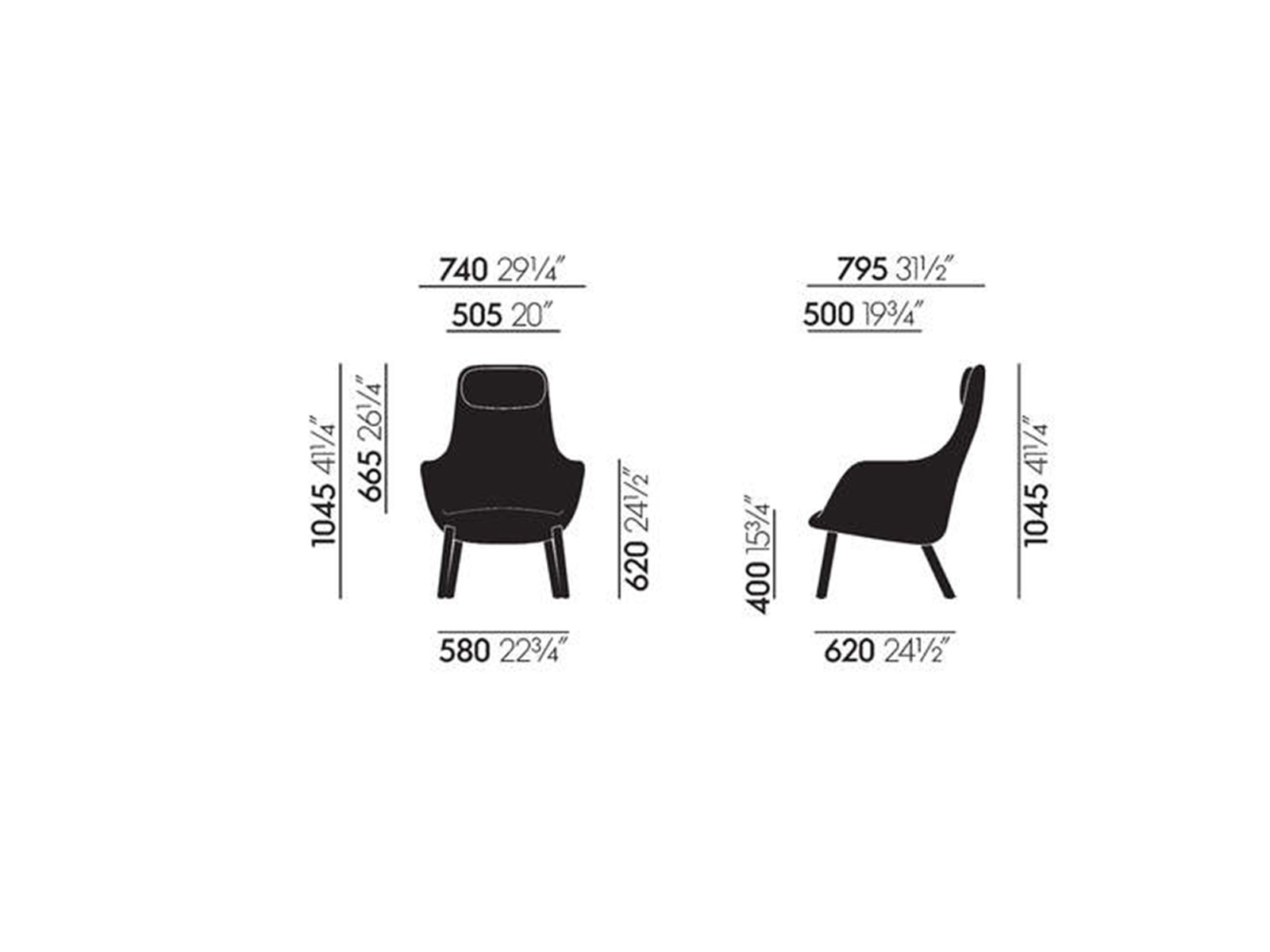 Vitra Hal Lounge Chair