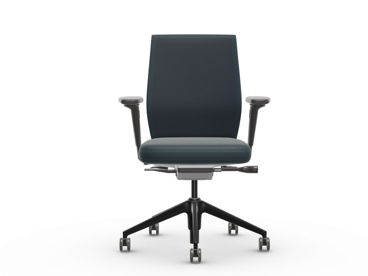 Vitra Id Cloud Office Chair Plano Petrolblack 3d Armrest F