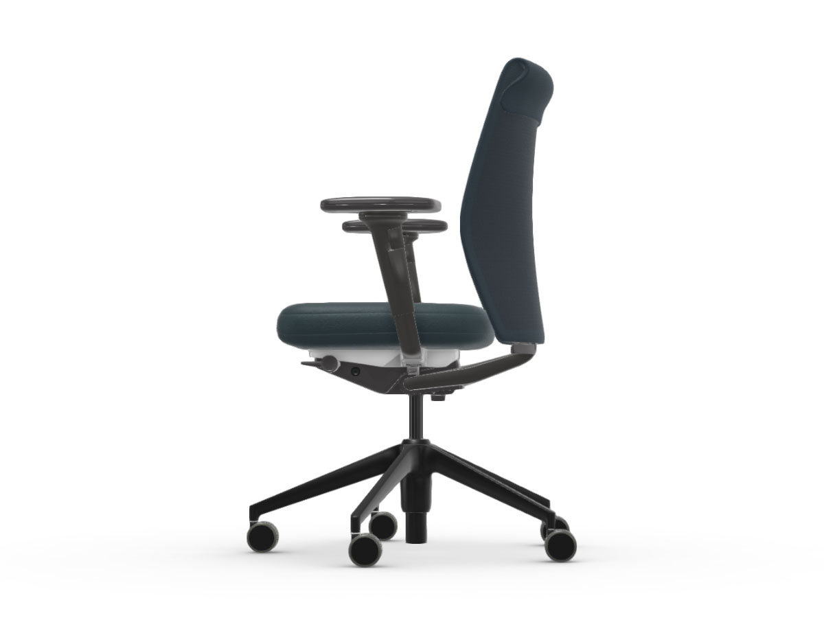 Vitra Id Cloud Office Chair Plano Petrolblack 3d Armrest F