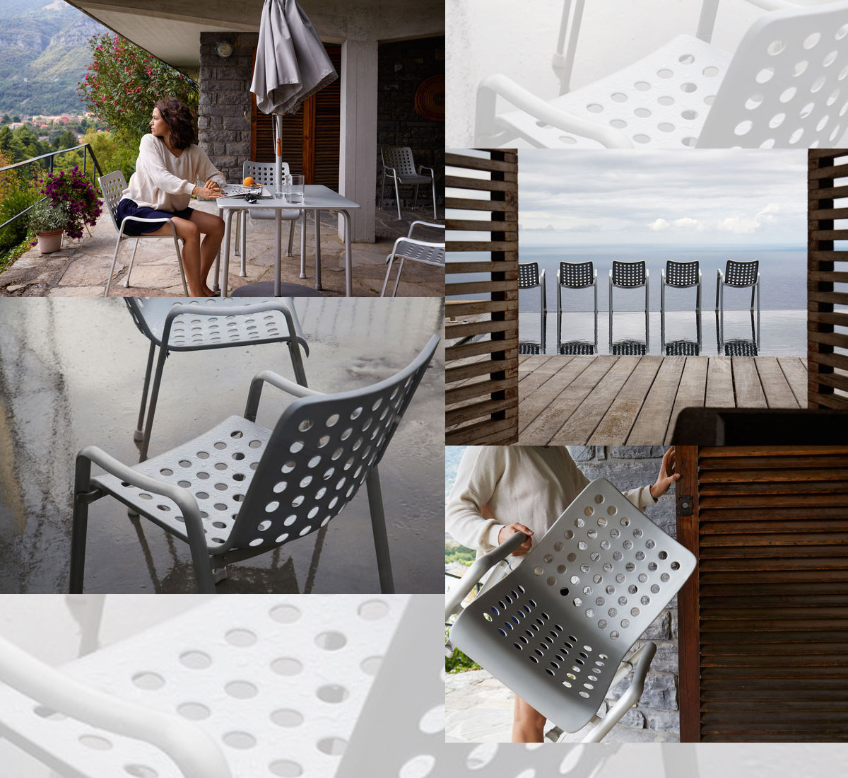 Vitra Landi Chair Aluminum