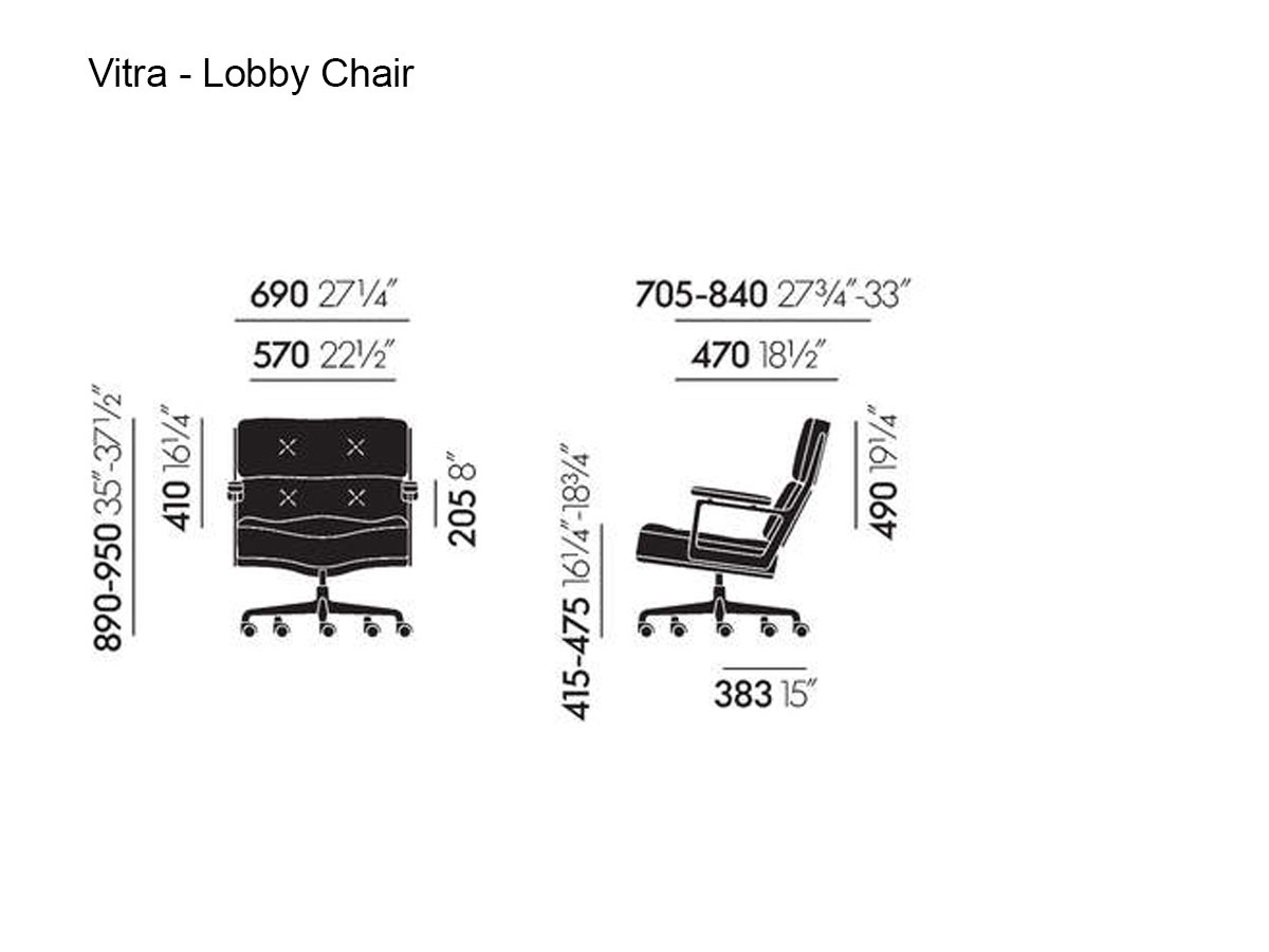 Vitra Lobby Chair Es 104 Office Chair