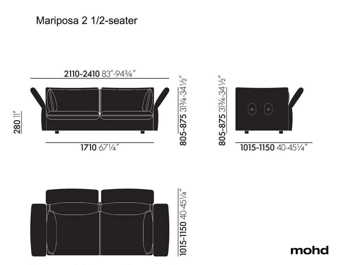 Vitra Mariposa Sofa Collection