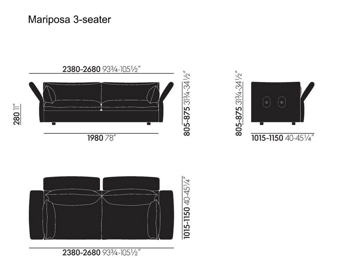 Vitra Mariposa Sofa Collection