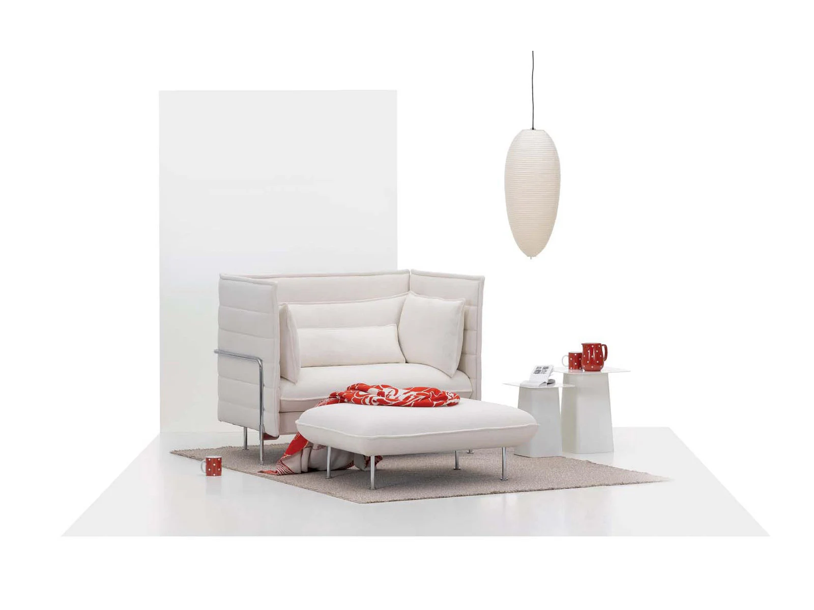Приставной столик Vitra Metal Side Table, малый