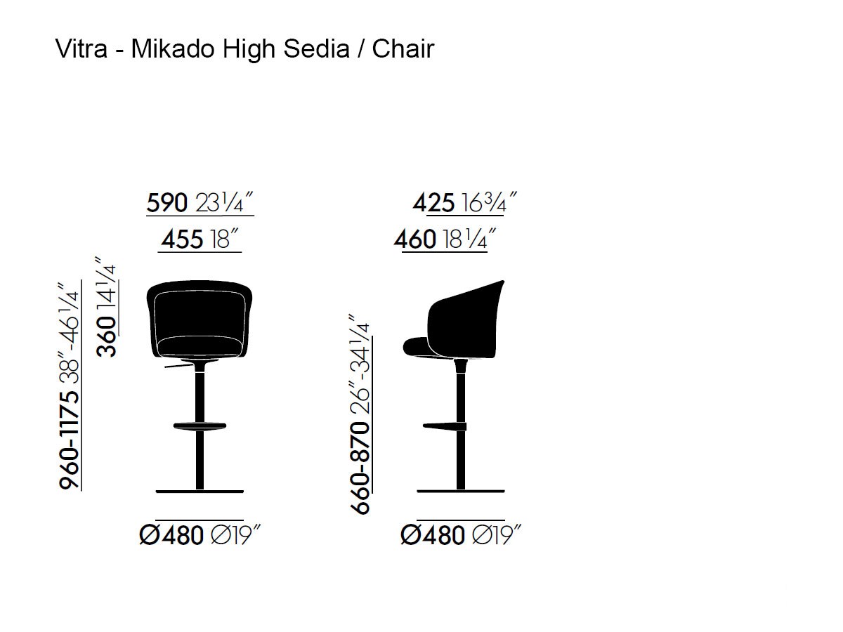 Vitra Mikado High Armchair