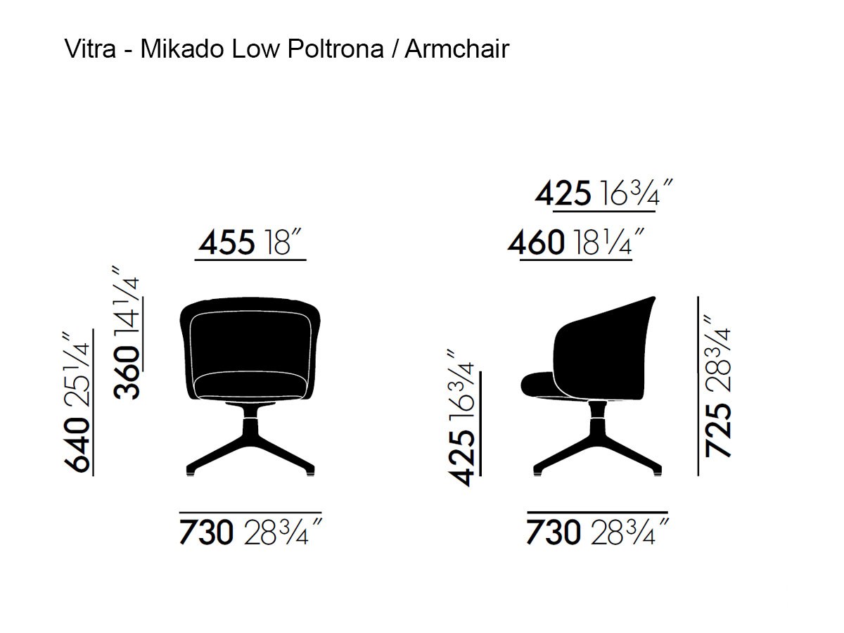 Vitra Mikado Low Armchair