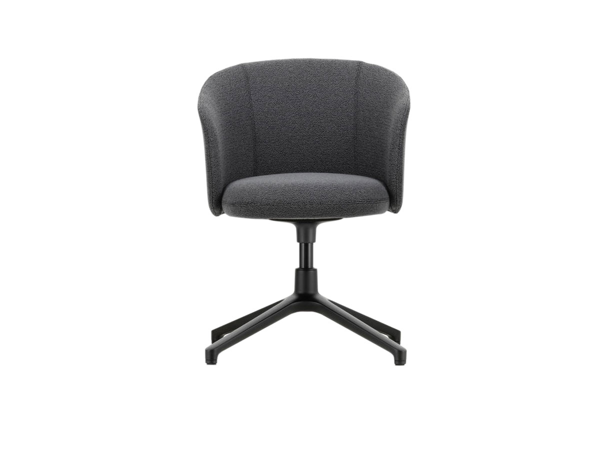 Vitra Mikado Dining Armchair 4 Spoke Swivel Base Skates 05