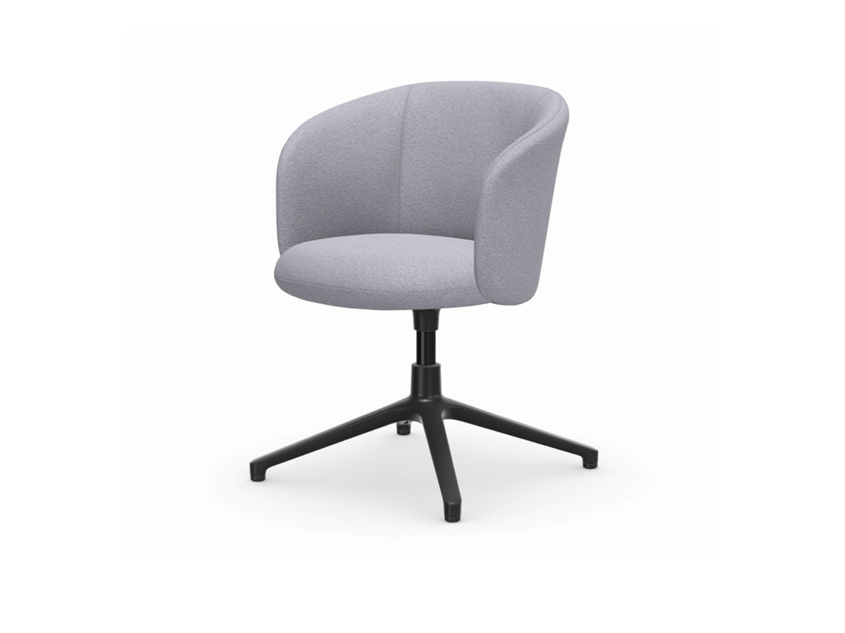 Vitra Mikado Dining Armchair 4 Spoke Swivel Base Skates 05