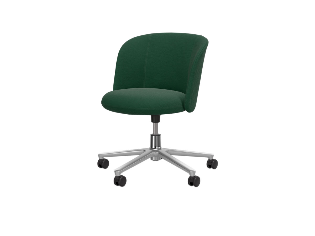 Vitra Mikado Side Chair 5 Spoke Swivel Base With Castors
