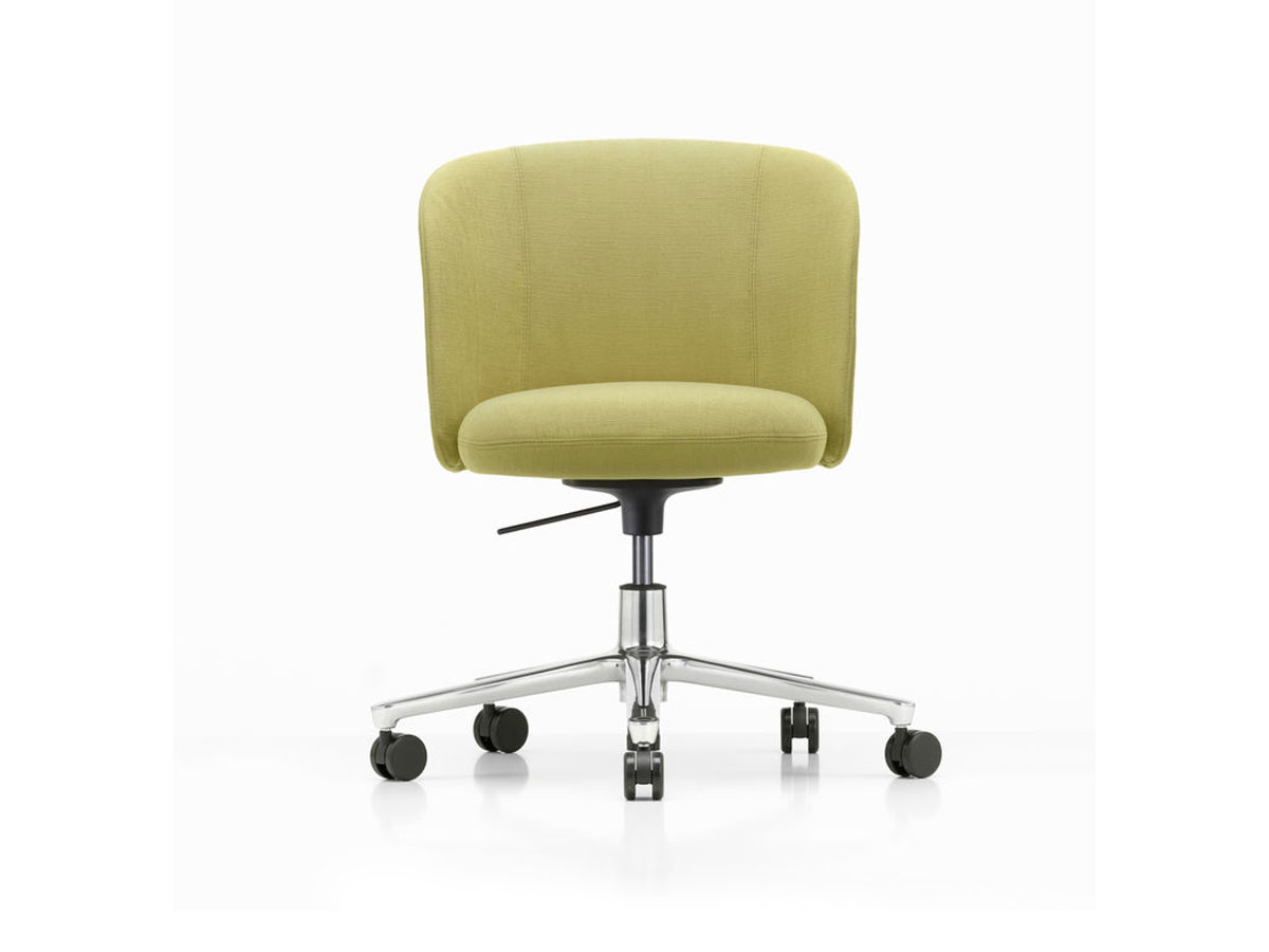 Vitra Mikado Side Chair 5 Spoke Swivel Base With Castors