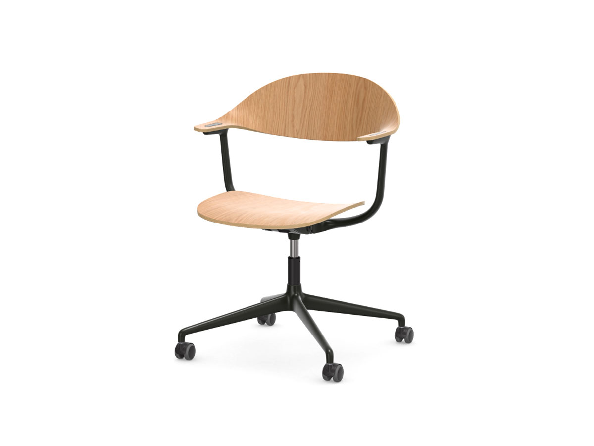 Vitra Mynt Chair Multilayer 4 Ray Base With Castors