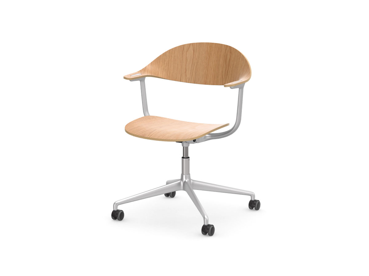 Vitra Mynt Chair Multilayer 4 Ray Base With Castors
