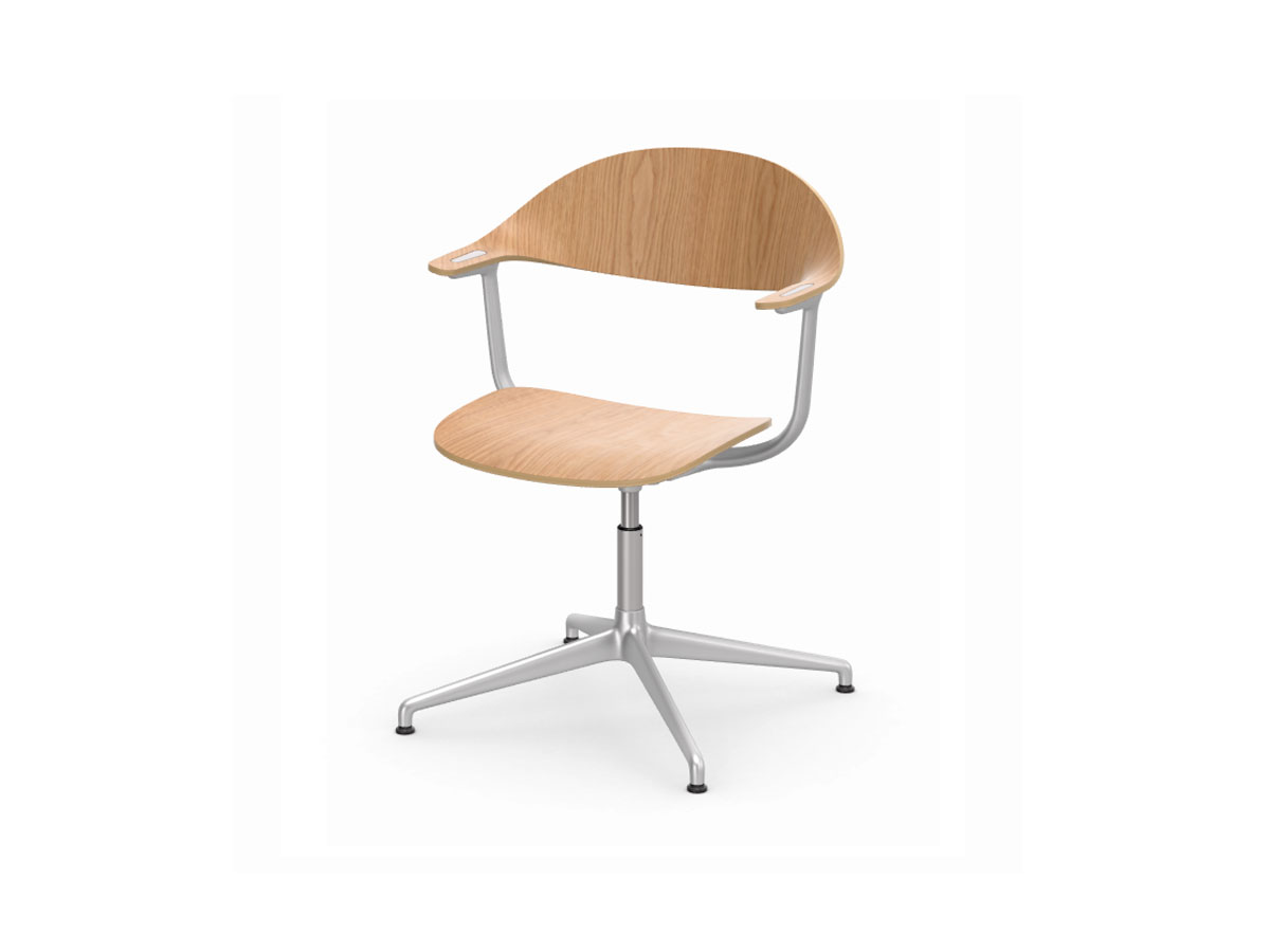 Vitra Mynt Chair Plywood 4 Spoke Base Skates 05