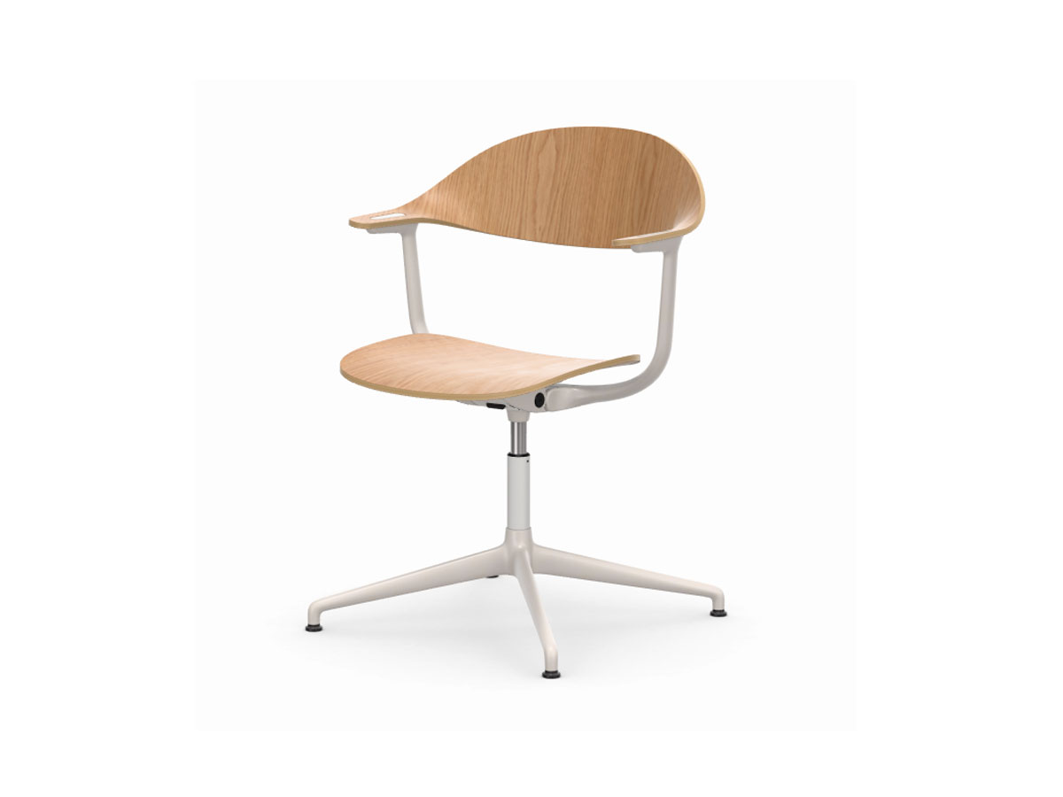 Vitra Mynt Chair Plywood 4 Spoke Base Skates 05