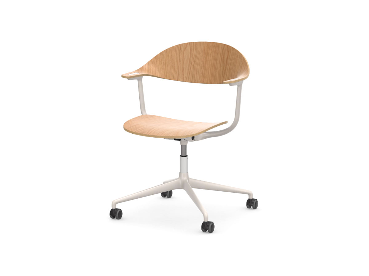 Vitra Mynt Chair Multilayer 4 Ray Base With Castors