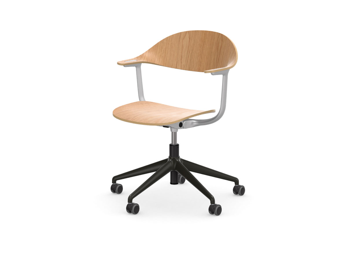 Vitra Mynt Chair Multilayer 5 Ray Base With Castors