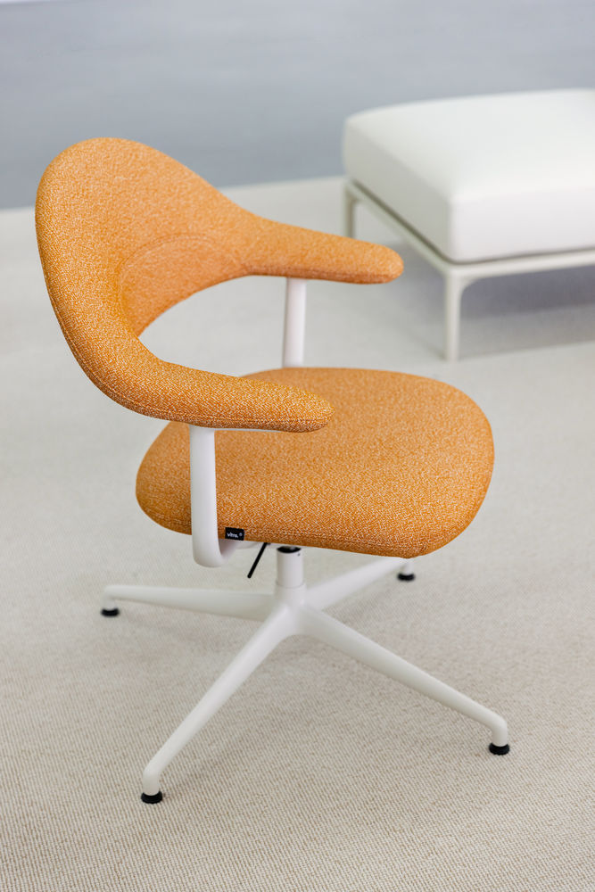 Vitra Mynt Soft Chair 4 Spoke Base With Glides