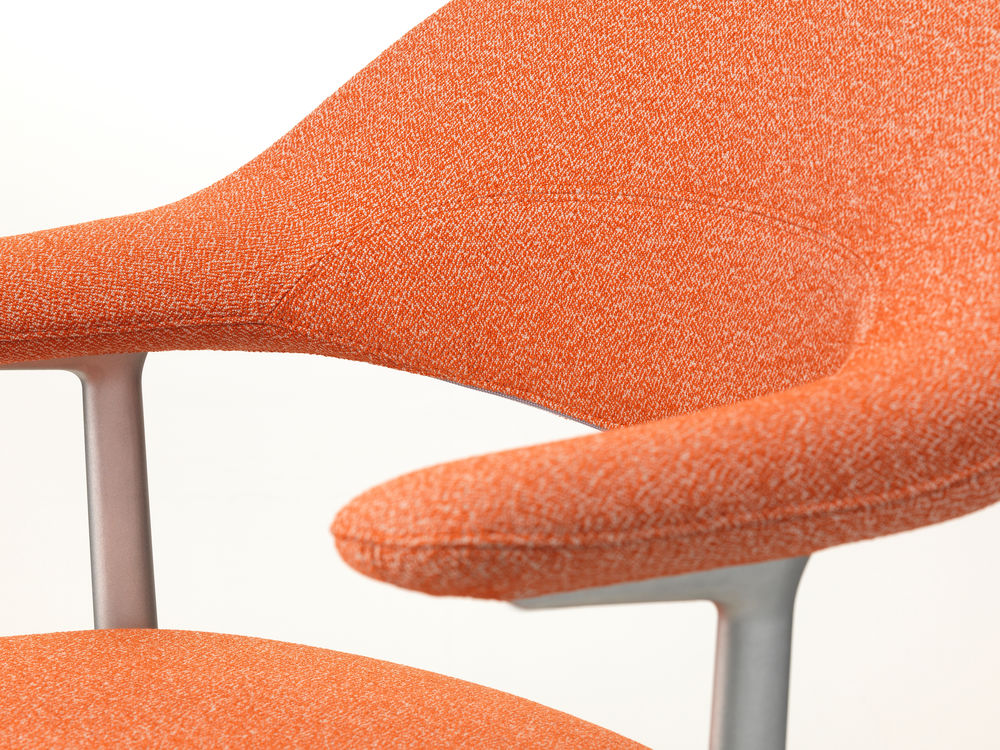Vitra Mynt Soft Chair 4 Spoke Base With Glides