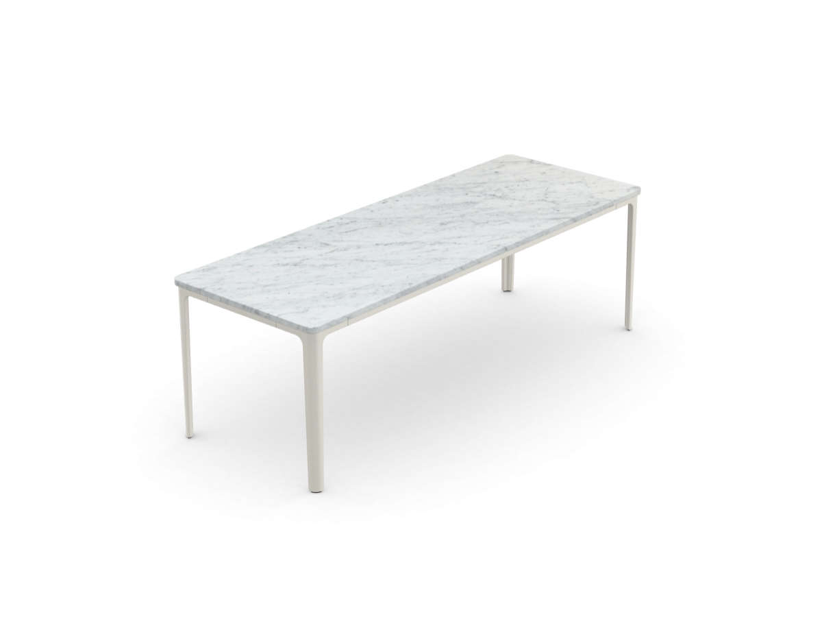 Vitra Plate Coffee Table L 113 White Carrara