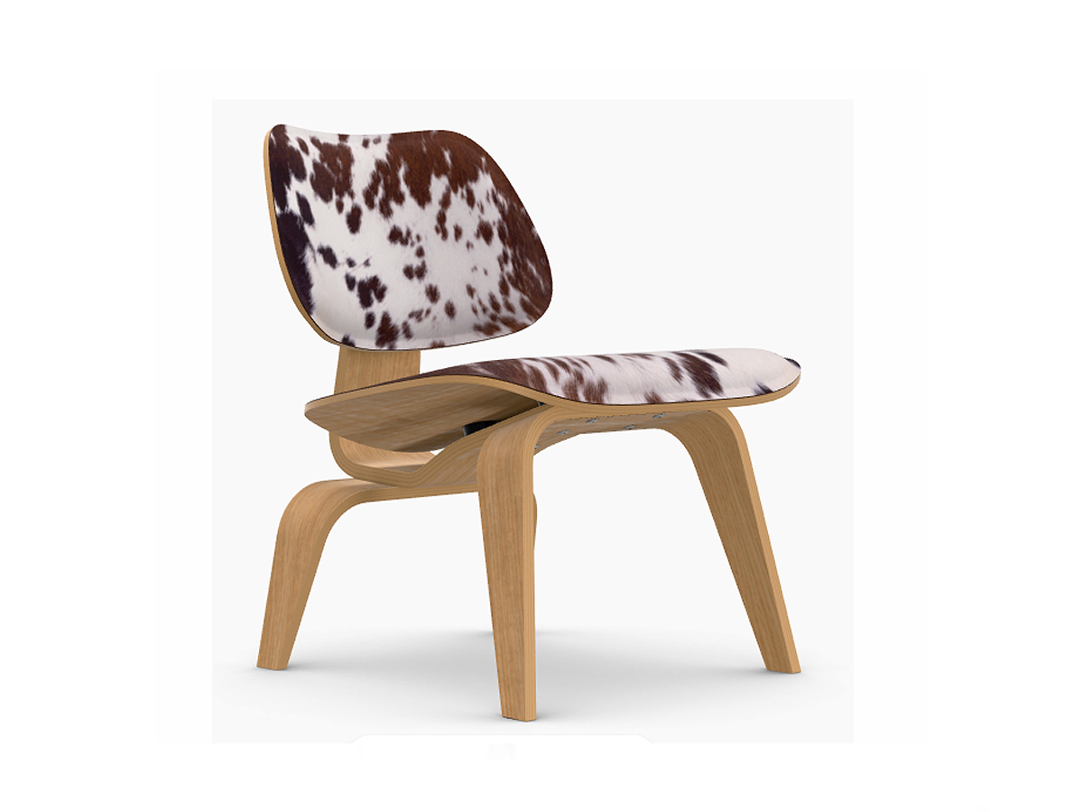 Vitra Plywood Lcw Upholstered Chair