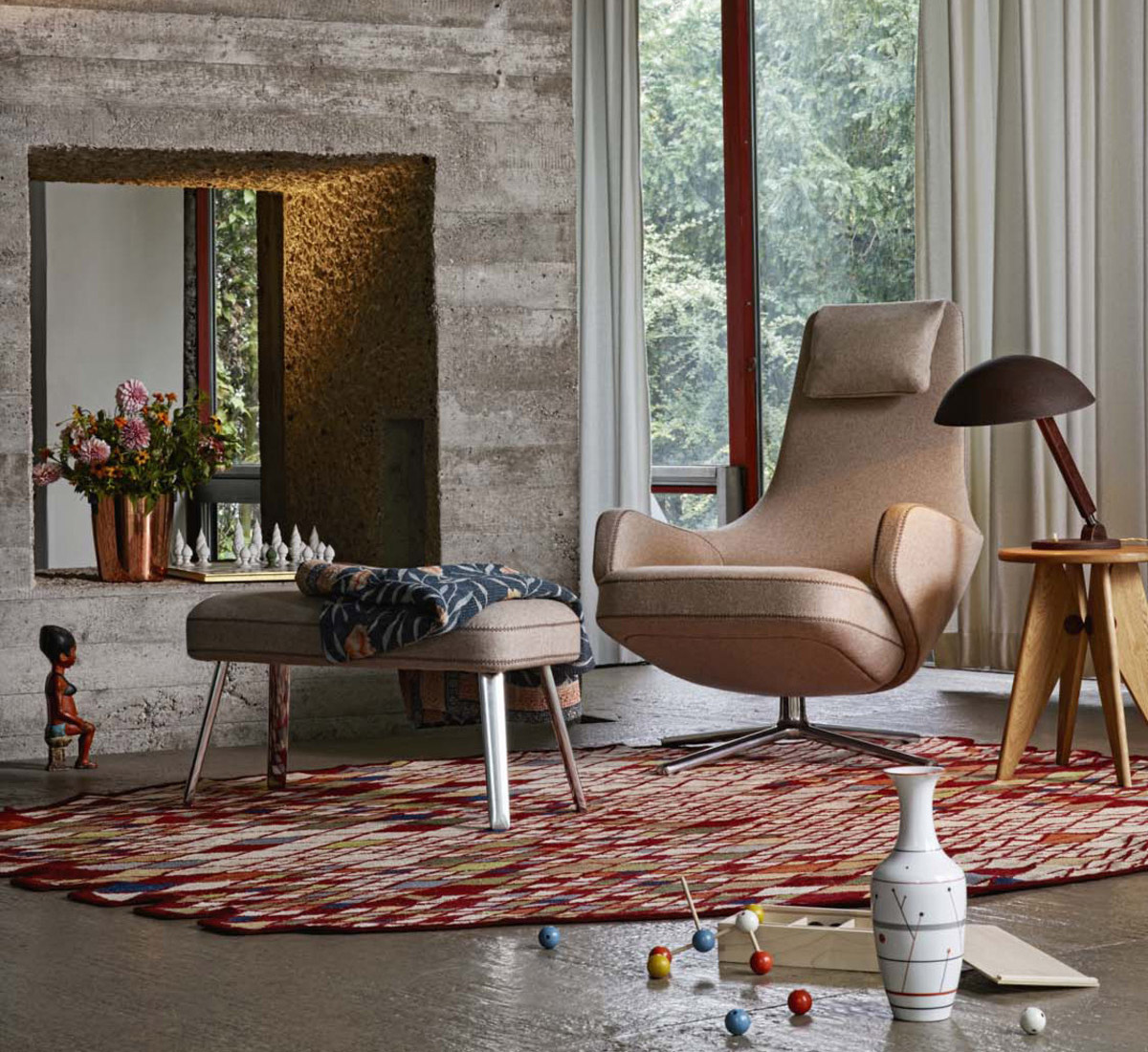 Vitra Repos Swivel Armchair