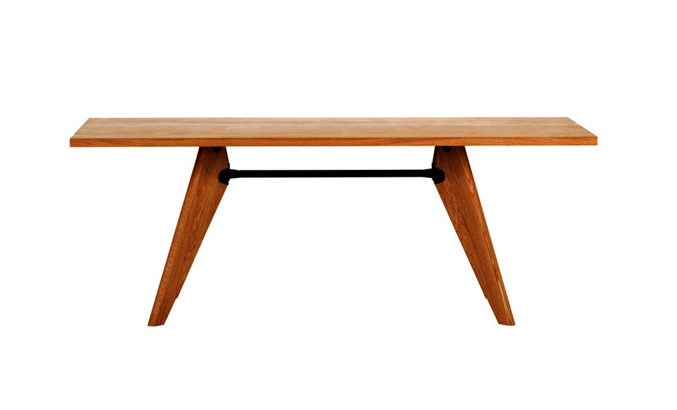 Vitra American Walnut Solvay Table