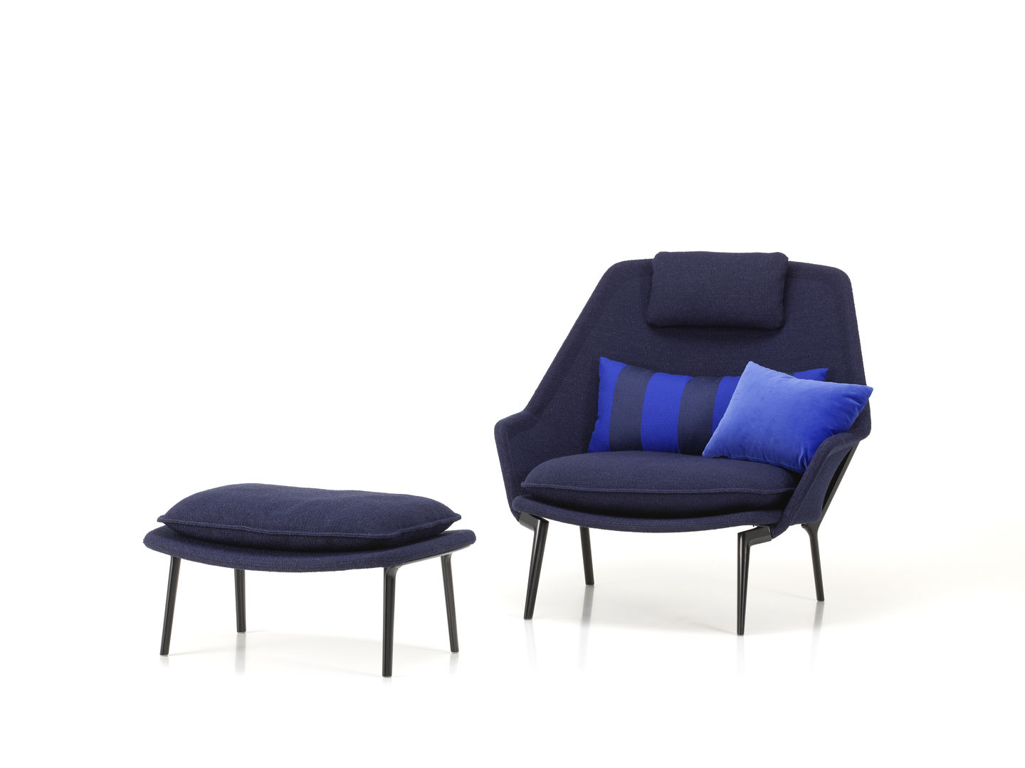Vitra Slow Chair Ottoman Fabric