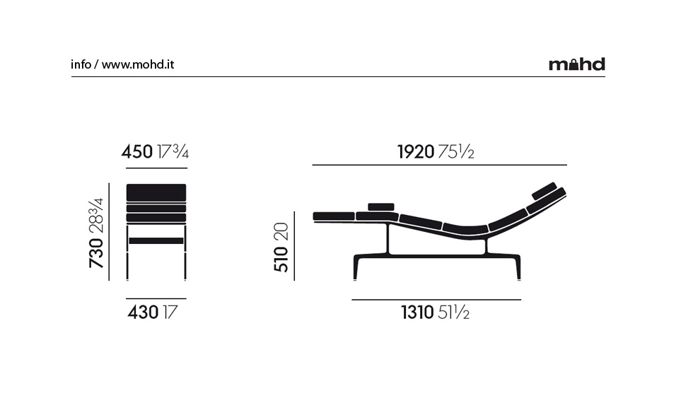 Vitra Soft Pad Chaise