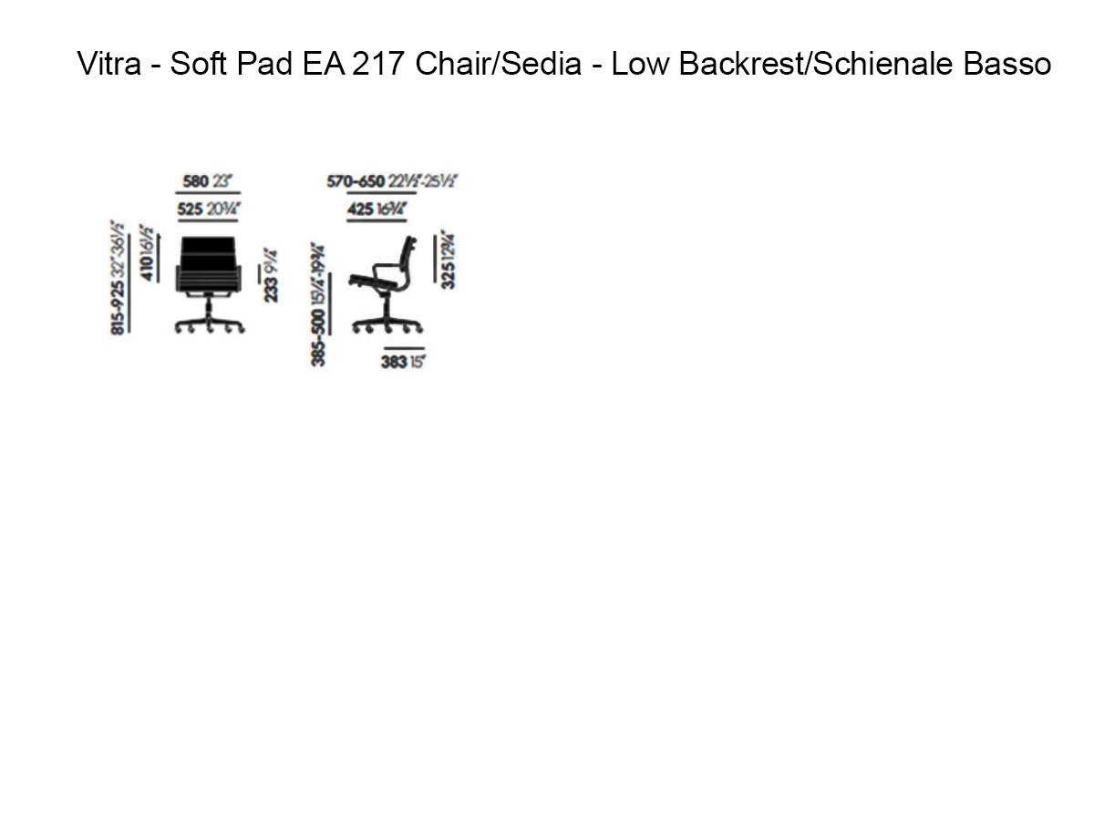 Vitra Soft Pad Ea 217 Office Chair