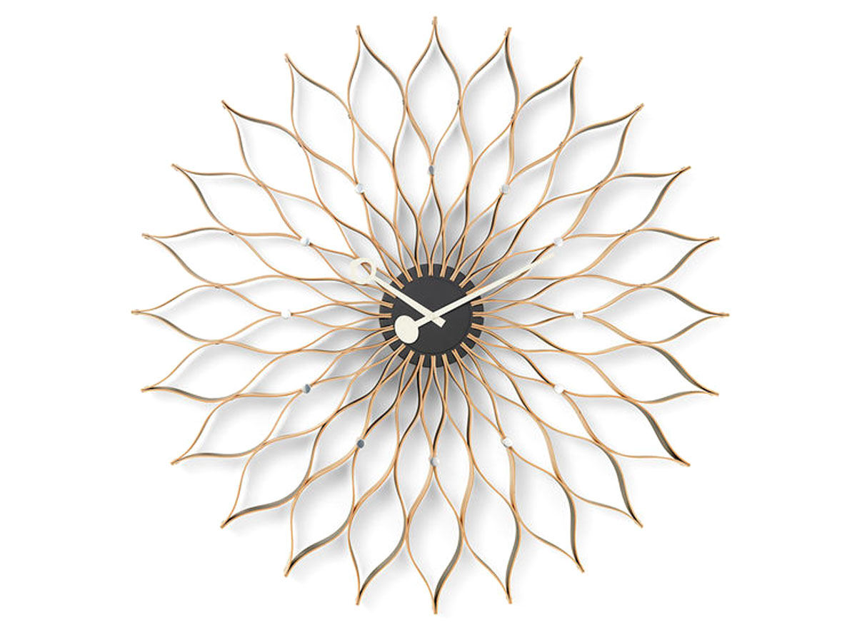 Vitra Sunflower Wall Clock Birch