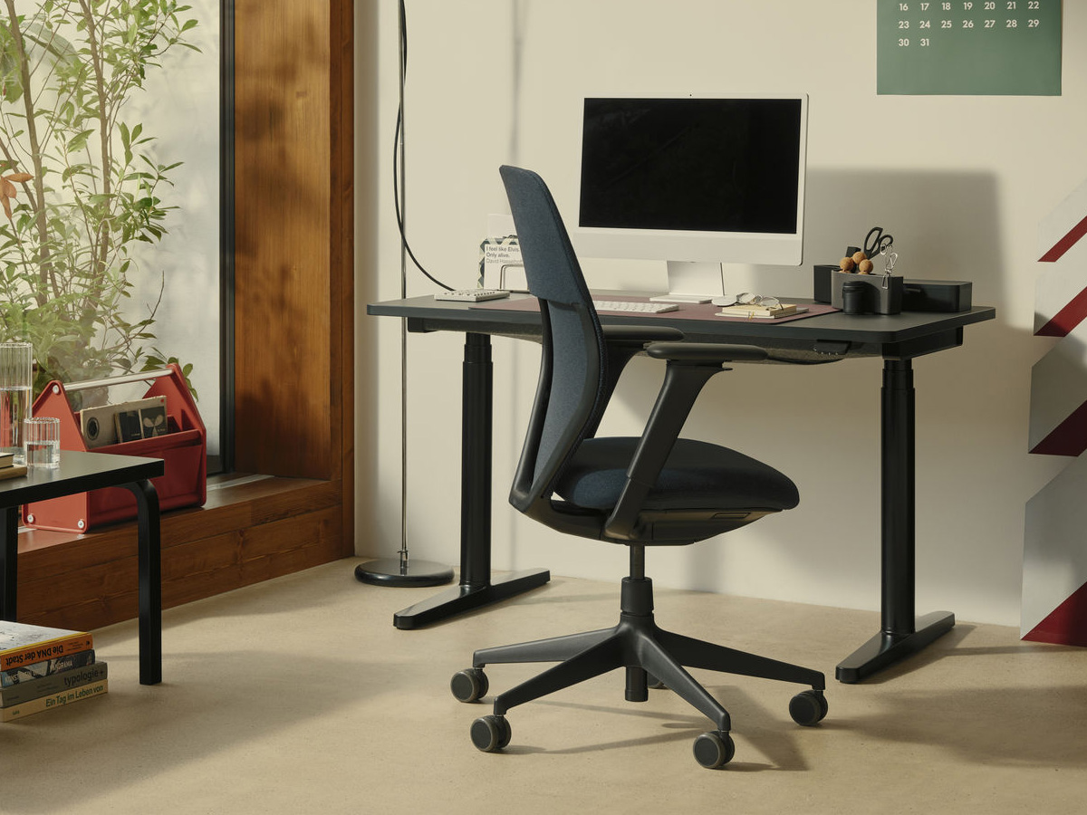 Vitra Tyde 2 Home Desk Barrel Shaped Top
