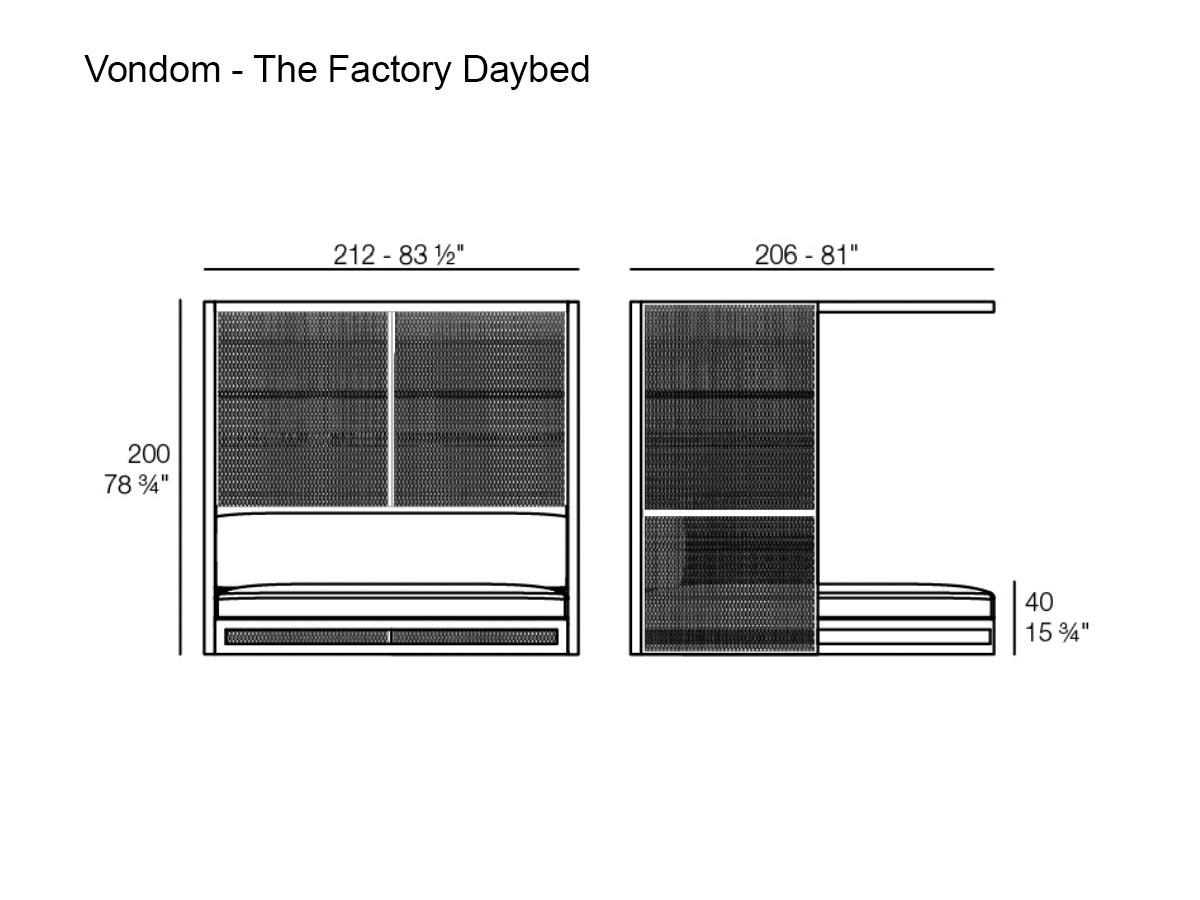 Vondom The Factory Daybed