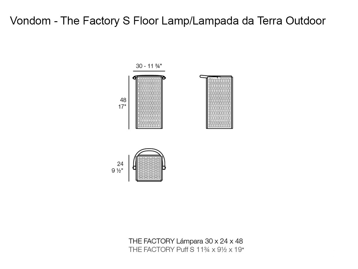 Vondom The Factory S Rgbw Floor Lamp Battery