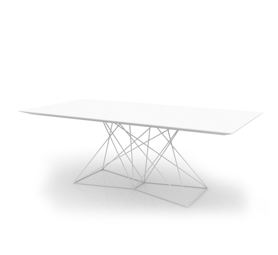 Vondom Faz Table With Stainless Steel Frame