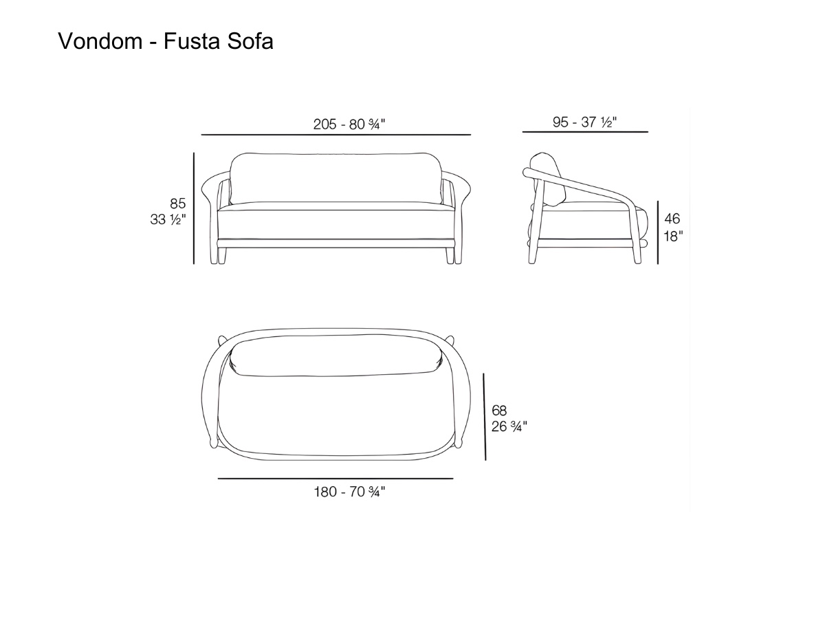 Vondom Fusta Sofa