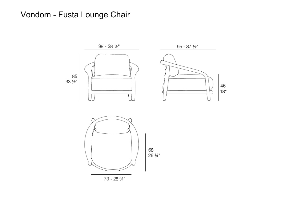 Vondom Fusta Lounge Chair