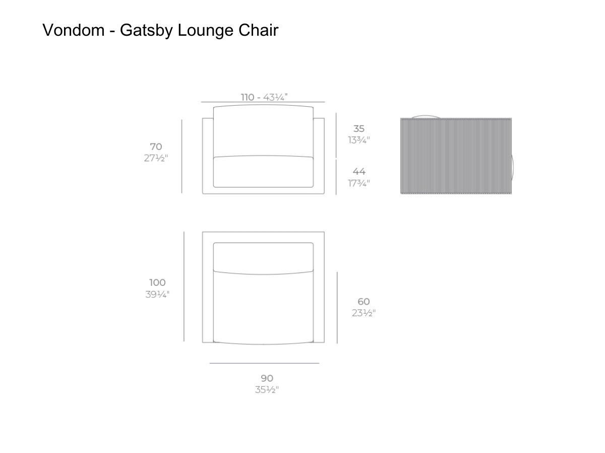 Vondom Gatsby Lounge Chair