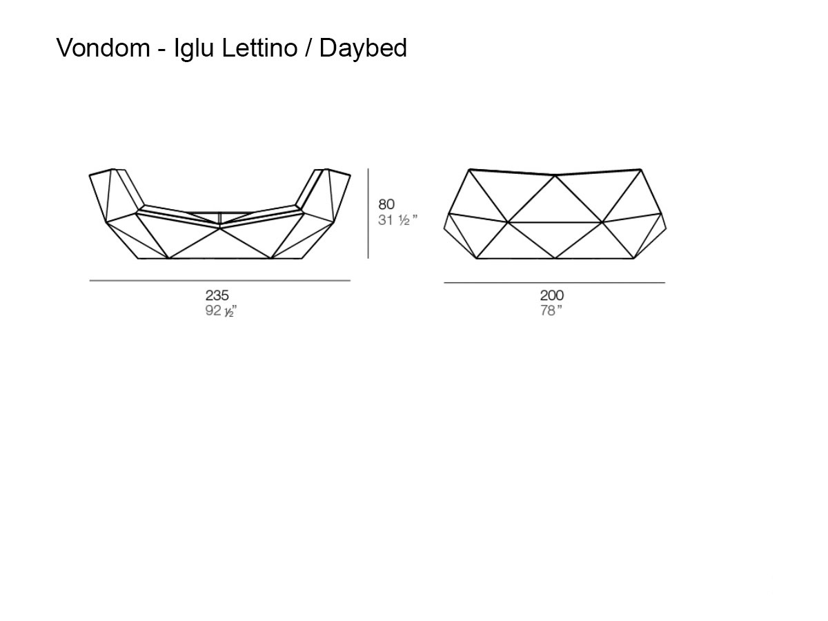 Vondom Iglu Daybed Outdoor